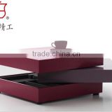 Home Furniture/ 2015 special red coffee table MDF designs
