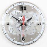 Decorative Moving-gear Wall Clock With Glass Cover, Fashion Design Clock thumbnail-1