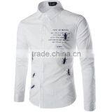 Men's Long Sleeve Red / Grey Cotton Plaids Shirt With Pocket thumbnail-3