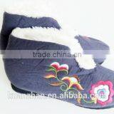 Plush Embroidery Woman Gender Ladies Slipper Boots thumbnail-1