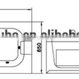 SUNZOOM ce Hydro Massage Bath Tub,indoor Whirlpool Hot Tubs,masaage Bathtub thumbnail-6