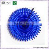 New Design Handmade Hanging Christmas Decoration Tissue Paper Fan