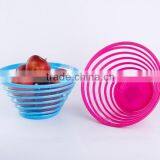 PLASTIC SPIRAL FRUIT SALAD BOWLS WITH 10 INCH thumbnail-2