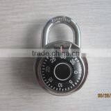 Dial Combination Lock, 1-7/8-inch, Black thumbnail-1