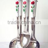 Stainless steel kitchen utensil set