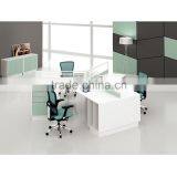 120 Degree 3 Person Office Workstation thumbnail-1