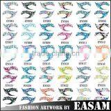 New Coming Eye Tattoo Sticker,temporary Tattoo for Eye With 91 Designs thumbnail-1