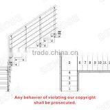 Indoor Metal Oak Treads Stairs thumbnail-3