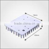 Mill Finishing Aluminum Heat Sink /Silver Anodized Cold Forging Aluminum Heatsink thumbnail-3