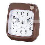 Cute Design Desktop White Alarm Clock With Crescendo Beep Sound thumbnail-3