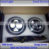 CE OEM 40w 10-30v 7inch Yellow White Braking Light Led Fog Lamp for H-arley J-eep thumbnail-3