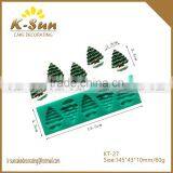 NEW Design 5 MINI Christmas Tree Silicone Chocolate Mold Fondant Decorating Mold thumbnail-1