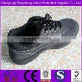 fashion genuine leather upper safety working safety nubuck shoes