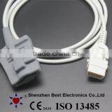 RGB Medical Reusable Adult Soft Tip SpO2 Sensor, BCI Tech, Compatible With RGB (BCI Tech), 0.9m, 9pin