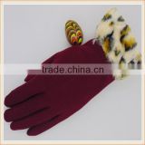 Standard Women Size Velvet Mittens From China