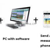 ST2303B Android Monitoring terminal for power 33KV transfission line cable with solar power 3G,4G