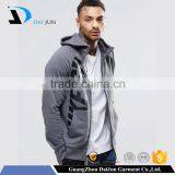 China OEM high quality 100% cotton slik printing gray Zipper-Up pullover athletic hoodies men