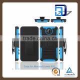 New Products 3 in 1 Holster Silicone + PC Hybrid Kickstand Handy Belt Clip Case for Microsoft Nokia Lumia 650 Cover Accessory thumbnail-5