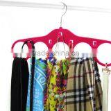 Velvet Hanging Accessory Organizer ,Scarf Tie Hanger Rack thumbnail-3