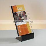 Custom Design Wall Mounted Outdoor Acrylic Brochure Magzine Holder