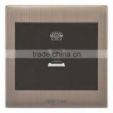 One Gang Telephone Socket Pressure- Line Type