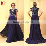 Fashion New Ladies Western Long Dress Bridal Mother Dress Party Dress Mother Of The Groom thumbnail-1