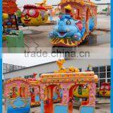 Kids Ride Elephant Train!!! China Factory Fairground Attraction Amusement Park Train Ride for Sale thumbnail-2