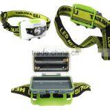 Mini 4 Mode Waterproof 200 Lumen R3 2 LED Flashlight Super Bright Headlight Headlamp Torch Lanterna With Headband thumbnail-5