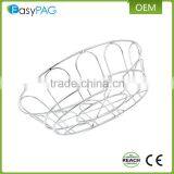 Wholesale Fancy Stainless Steel 430 Metal Wire Mesh Home Kitchen Bread Basket thumbnail-3