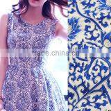 Beautiful Dress Fabric 100% Printed Spun Rayon Fabric for Women Dress thumbnail-1