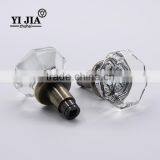 Zinc Glass Door Knob Cylinder Italian Door Lock