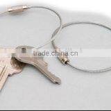 Metal Wire Circle Keychain Stainless Steel Rope Key Cable thumbnail-3