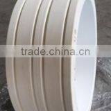 Groove Pattern Solid Tire With White Rim 10x4 thumbnail-2