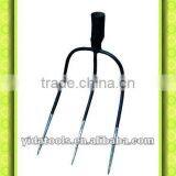 F103 Three Tines Steel Garden Fork thumbnail-1