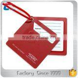 Plastic Pvc Custom Made Sized, Shaped Metal Eyelet Travel Luggage Tag thumbnail-5