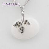 Rectangle DIY Sterling Silver Jewelry Gemstone Pendant Accessories Customizable thumbnail-1