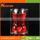Customized Strong Men Double Wall Glass Cup thumbnail-1