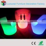 Manufacturer Die48*H40CM PE LED Drum Chair/plastic LED Light up Chair With Remote Control 16 Mix Changeable Colors thumbnail-2