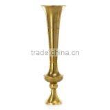 New Arrival ! Gold Metal Vase, Gold Flower Vase, Royal Gold Trumpet Vase For Decoration thumbnail-3