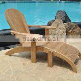 2016 New Design Adirondack Teak Solid Wood Beach Sun Lounge thumbnail-1