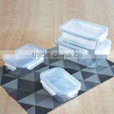 Pyrex Container With Airtight Lid, Rectangular Shape, 640ml thumbnail-1