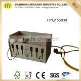 New Designed Tabletop Wire Organizer Wooden Box thumbnail-1