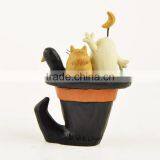 Custom 2017 Halloween Party Props Witch Hat Ghost Figurine thumbnail-3