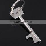 Stainless Steel Key Shape Key Chain Bottle Opener thumbnail-2
