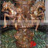 Large Bronze Indoor Horse Water Fountain Sale thumbnail-2