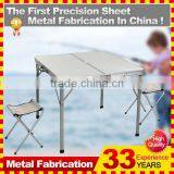 Aluminum Folding Portable Picnic Camping Set Table and Chairs thumbnail-6
