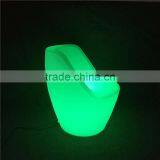 PE Polyethylene Material Plastic LED Illuminated Chairs for Bar Nightclub Coffee House thumbnail-5