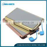 USB Universal Portable Mirror Mobile Power Bank With Charger Cable thumbnail-2