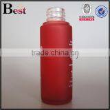 Wholesale 30ml Red Empty Essential Oil Perfume Glass Bottle Manufacturer Mexico Aluminum Dropper Screen Printing Cosmetics thumbnail-2