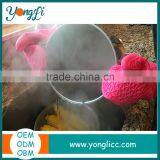 Wholesale Kitchen Cooking Work Gloves With Fingers - Heat Resistant Silicone Microwave Oven Gloves thumbnail-2
